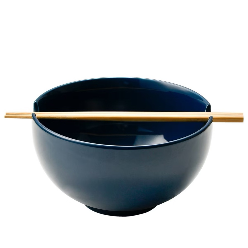 Cook nwt With Color Ramen Bowl Navy Blue